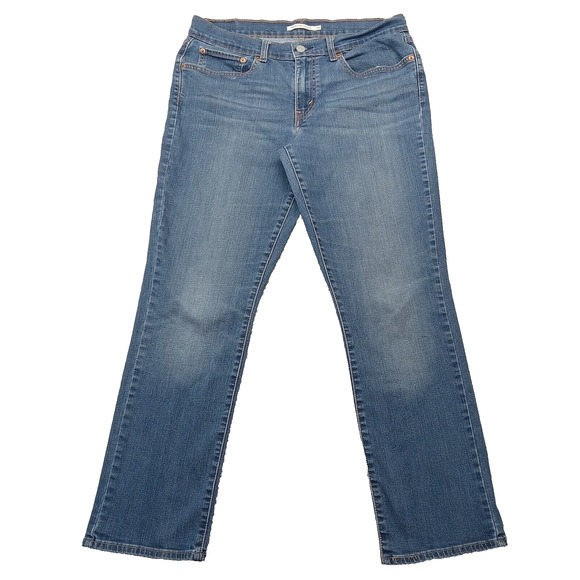 Levi's 414 Jeans 30 X 30 Women's Relaxed Straight Blue Denim Cotton Blend - Picture 1 of 8